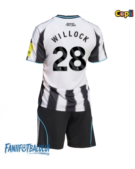 Newcastle United Joe Willock #28 Echipament de Fotbal Replică 2025-26 Copii Acasa (+ Șorturi)